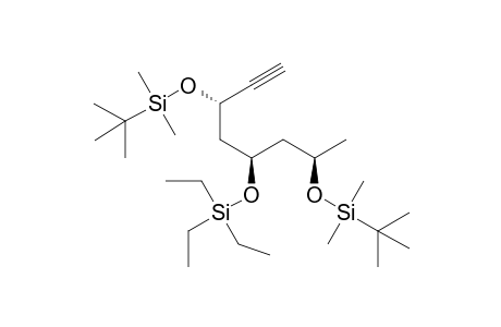 (3S,5R,7R)-3,7-bis(tert-Butyldimethylsilyloxy)-5-(triethylsilyloxy)oct-1-yne