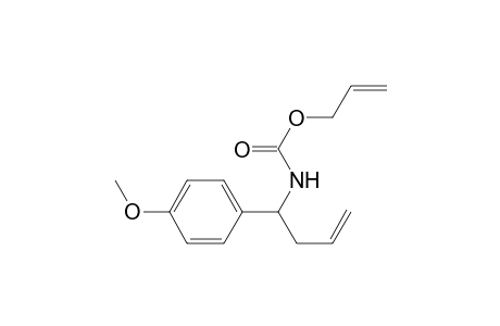 Allyl 1-(4-methoxyphenyl)but-3-enylcarbamate