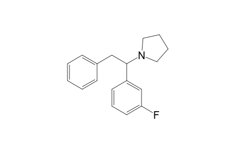 1-(3-Fluorophenyl)-1-pyrrolidino-2-phenylethane