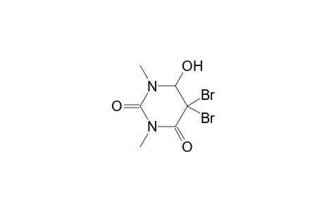 Hydrouracil, 5,5-dibromo-6-hydroxy-1,3-dimethyl-