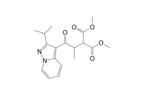 2-[1-oxo-1-(2-propan-2-yl-3-pyrazolo[1,5-a]pyridinyl)propan-2-yl]propanedioic acid dimethyl ester