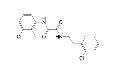 ethanediamide, N~1~-(3-chloro-2-methylphenyl)-N~2~-[2-(2-chlorophenyl)ethyl]-