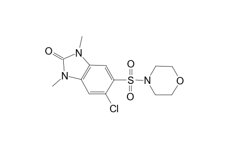 2H-1,3-Benzimidazol-2-one, 5-chloro-1,3-dihydro-1,3-dimethyl-6-(4-morpholinylsulfonyl)-