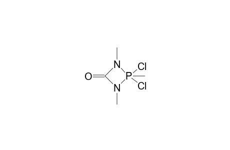 2,2-DICHLORO-1,2,3-TRIMETHYL-1,3-DIAZA-2-LAMBDA-(5)-PHOSPHETIDIN-4-ONE