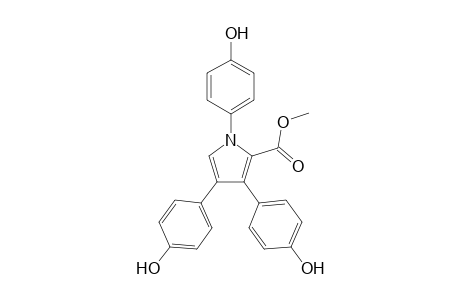Methyl 1,3,4-tris(4-hydroxyphenyl)-1H-pyrrole-2-carboxylate