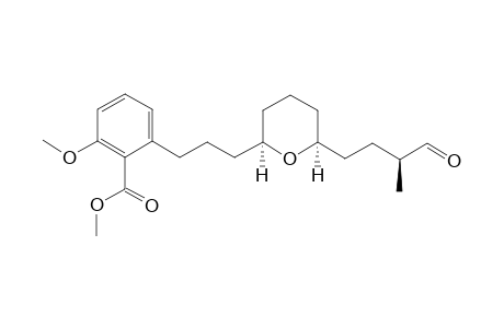 2-[3-[(2S,6S)-6-[(3S)-4-keto-3-methyl-butyl]tetrahydropyran-2-yl]propyl]-6-methoxy-benzoic acid methyl ester