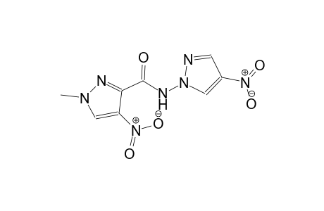 1-methyl-4-nitro-N-(4-nitro-1H-pyrazol-1-yl)-1H-pyrazole-3-carboxamide
