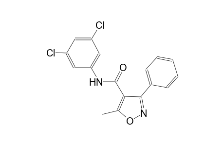 N-(3,5-dichlorophenyl)-5-methyl-3-phenyl-4-isoxazolecarboxamide