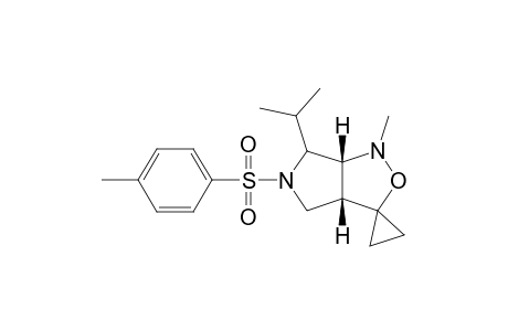 (3'aR,6'aR)-6'-Isopropyl-1'-methyl-5'-tosyl-spiro[cyclopropane-1,3'-hexahydro-4H-pyrrolo[3,4-c]isoxazole]