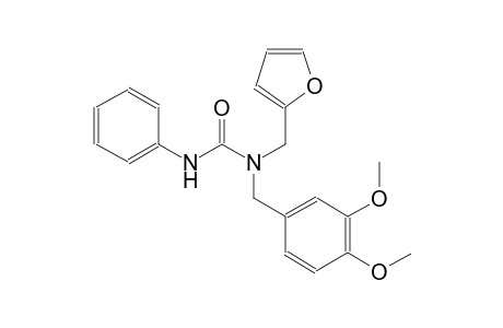 urea, N-[(3,4-dimethoxyphenyl)methyl]-N-(2-furanylmethyl)-N'-phenyl-