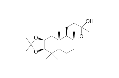 8.alpha.,13-Epoxy-2,3,13-trihydroxy-14,15-bis-nor-labd-12-ene - 2,3-dimethylacetal