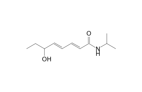 (2E,4E)-6-hydroxy-N-isopropyl-octa-2,4-dienamide
