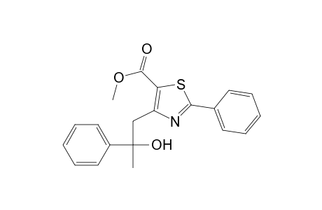Methyl 4-(2-hydroxy-2-phenylpropyl)-2-phenylthiazole-5-carboxylate