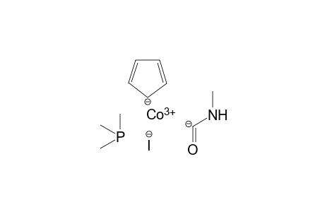 Cobalt(III) cyclopenta-2,4-dien-1-ide methylaminomethanone trimethylphosphane iodide