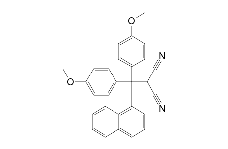 2-[bis(4-methoxyphenyl)-(1-naphthalenyl)methyl]propanedinitrile