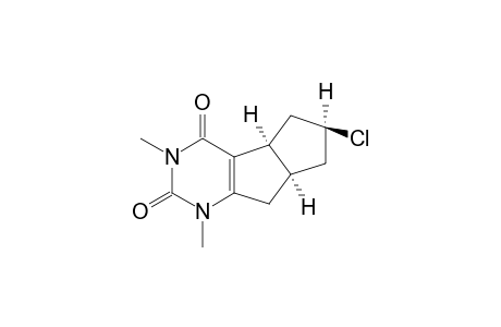 (5aR,7S,8aS)-7-chloranyl-2,4-dimethyl-5,5a,6,7,8,8a-hexahydropentaleno[2,1-d]pyrimidine-1,3-dione