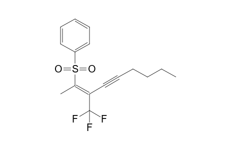 [(E)-1-methyl-2-(trifluoromethyl)oct-1-en-3-ynyl]sulfonylbenzene