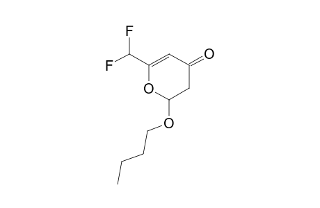 1-Butoxy-6-(difluoromethyl)-2,3-dihydropyran-4(4H)-one