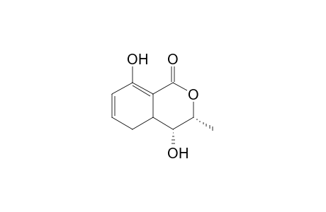 (3R,4R)-4,8-dihydroxy-3-methyl-3,4,4a,5-tetrahydro-1H-2-benzopyran-1-one