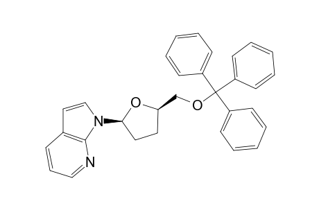 1-[2,3-DIDEOXY-5-O-(TRIPHENYLMETHYL)-BETA-D-GLYCERO-PENTOFURANOSYL]-1H-PYRROLO-[2,3-B]-PYRIDINE