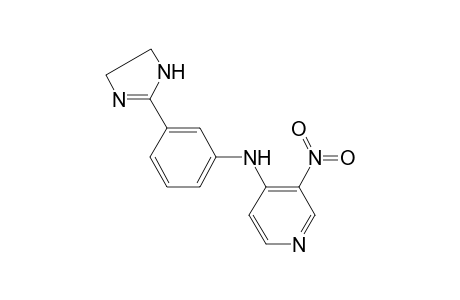 N-[3-(4,5-dihydro-1H-imidazol-2-yl)phenyl]-3-nitro-4-pyridinamine