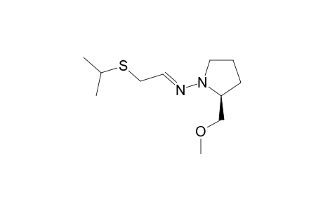 (S)-(-)-2-Methoxymethyl-1-(2-isopropylthio-1-ethylidenamino)pyrrolidine