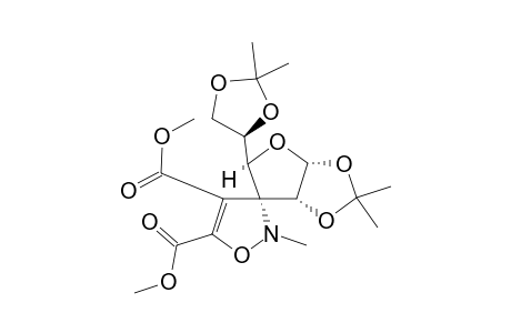 (3aR,5S,6R,6aR)-5-[(4R)-2,2-dimethyl-1,3-dioxolan-4-yl]-2,2,2'-trimethyl-spiro[5,6a-dihydro-3aH-furo[4,5-d][1,3]dioxole-6,3'-isoxazole]-4',5'-dicarboxylic acid dimethyl ester