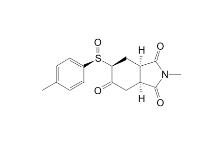 (3aS,6S,7aR,Rs)-2-Methyl-6-(p-tolylsulfinyl)perhydroisoindole-1,3,5-trione