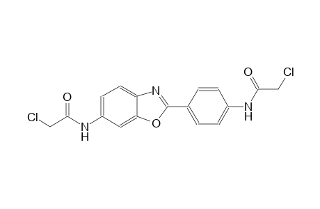 acetamide, 2-chloro-N-[4-[6-[(2-chloroacetyl)amino]-2-benzoxazolyl]phenyl]-