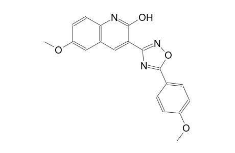 2-quinolinol, 6-methoxy-3-[5-(4-methoxyphenyl)-1,2,4-oxadiazol-3-yl]-