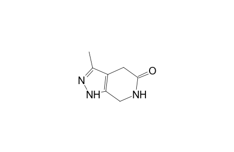 3-Methyl-1,4,6,7-tetrahydro-pyrazolo[3,4-c]pyridin-5-one