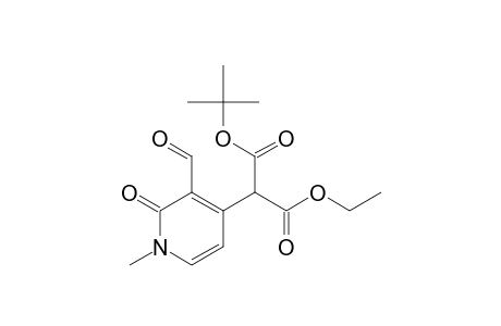 Propanedioic acid, (3-formyl-1,2-dihydro-1-methyl-2-oxo-4-pyridinyl)-, 1,1-dimethylethyl ethyl ester, (.+-.)-