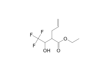 2-(2,2,2-trifluoro-1-hydroxy-ethyl)pent-4-enoic acid ethyl ester