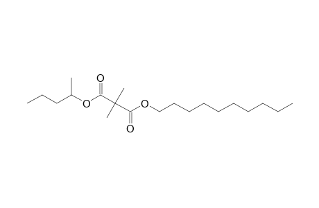 Dimethylmalonic acid, decyl 2-pentyl ester