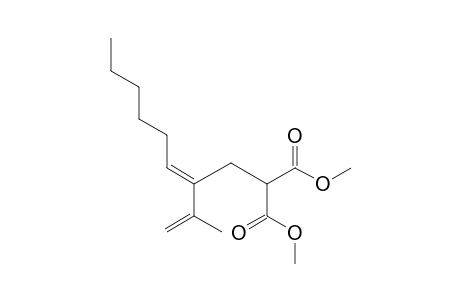 2-[(E)-2-(1-methylethenyl)oct-2-enyl]propanedioic acid dimethyl ester