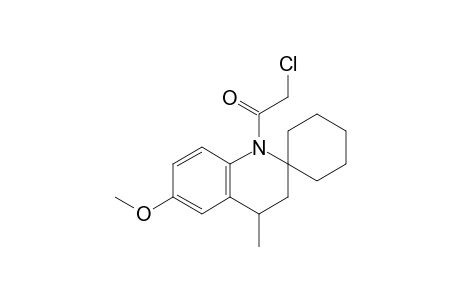 6-Methoxy-N-.alpha.-chloroacetyl-3,4-dihydro-4-methyl-spiro[quinoline-2',1'-cyclohexane]