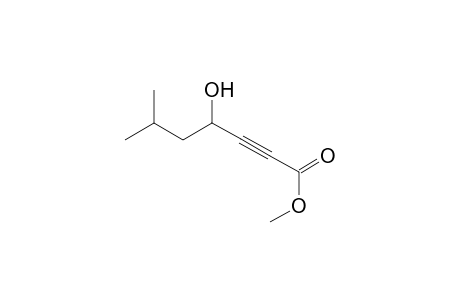 Methyl 4-hydroxy-6-methylhept-2-ynoate