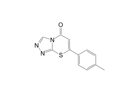 5H-[1,2,4]Triazolo[3,4-b][1,3]thiazin-5-one, 7-(4-methylphenyl)-