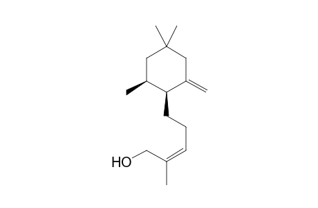 (Z)-2-Methyl-5-((1S,2S)-2,4,4-trimethyl-6-methylen-1-cyclohexyl)-2-penten-1-ol