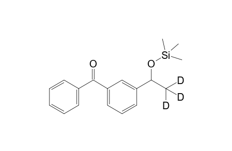 phenyl-[3-(2,2,2-trideuterio-1-trimethylsilyloxy-ethyl)phenyl]methanone