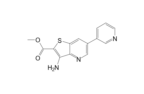 Methyl 3-amino-6-(3-pyrid-3-yl)thieno[3,2-b]pyridine-2-carboxylate