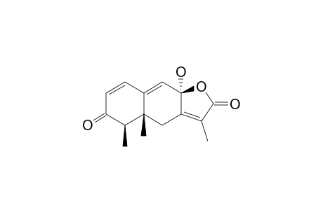 8alpha-hydroxy-3-oxoeremophil-1(2),7(11),9(10)-trien-8beta(12)-olide