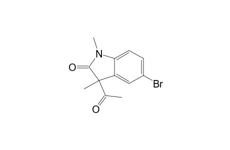 3-Acetyl-5-bromo-1,3-dimethylindolin-2-one
