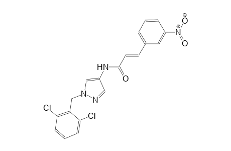 (2E)-N-[1-(2,6-dichlorobenzyl)-1H-pyrazol-4-yl]-3-(3-nitrophenyl)-2-propenamide