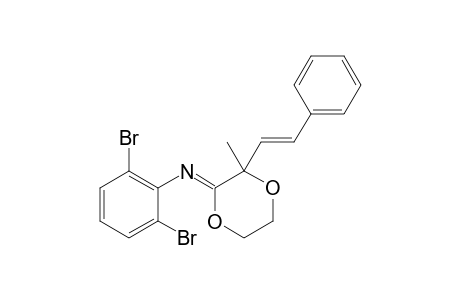 (3-METHYL-3-STYRYL-1,4-DIOXAN-2-YLIDENE)-2,6-DIBROMOPHENYLAMINE