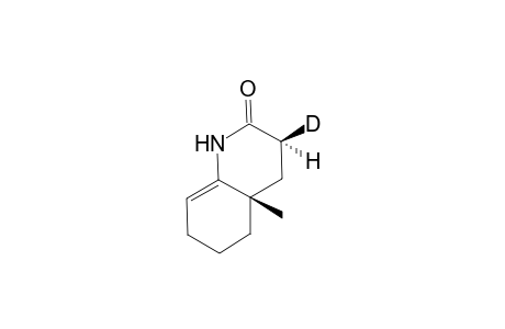 4(S)-Deutero-6(S)-methyl-2-azabicyclo[4.4.0]dec-10-en-3-one