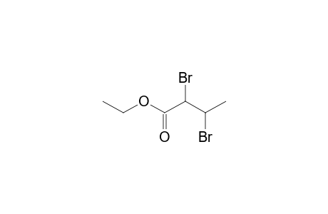 2,3-Dibromo-butyric acid, ethyl ester