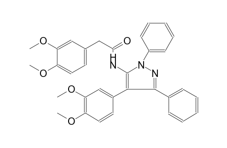 2-(3,4-dimethoxyphenyl)-N-[4-(3,4-dimethoxyphenyl)-1,3-diphenyl-1H-pyrazol-5-yl]acetamide