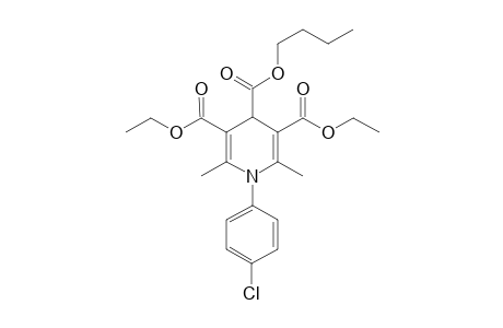 4-Butyl 3,5-diethyl 1-(4-chlorophenyl)-2,6-dimethyl-1,4-dihydropyridine-3,4,5-tricarboxylate