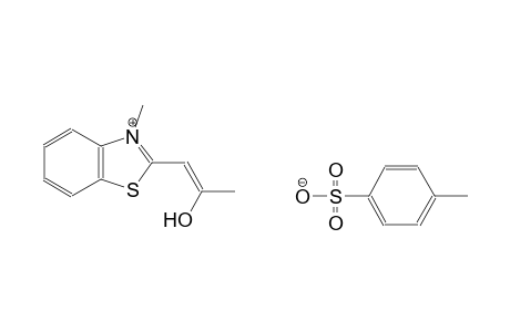 2-[(1Z)-2-hydroxy-1-propenyl]-3-methyl-1,3-benzothiazol-3-ium 4-methylbenzenesulfonate